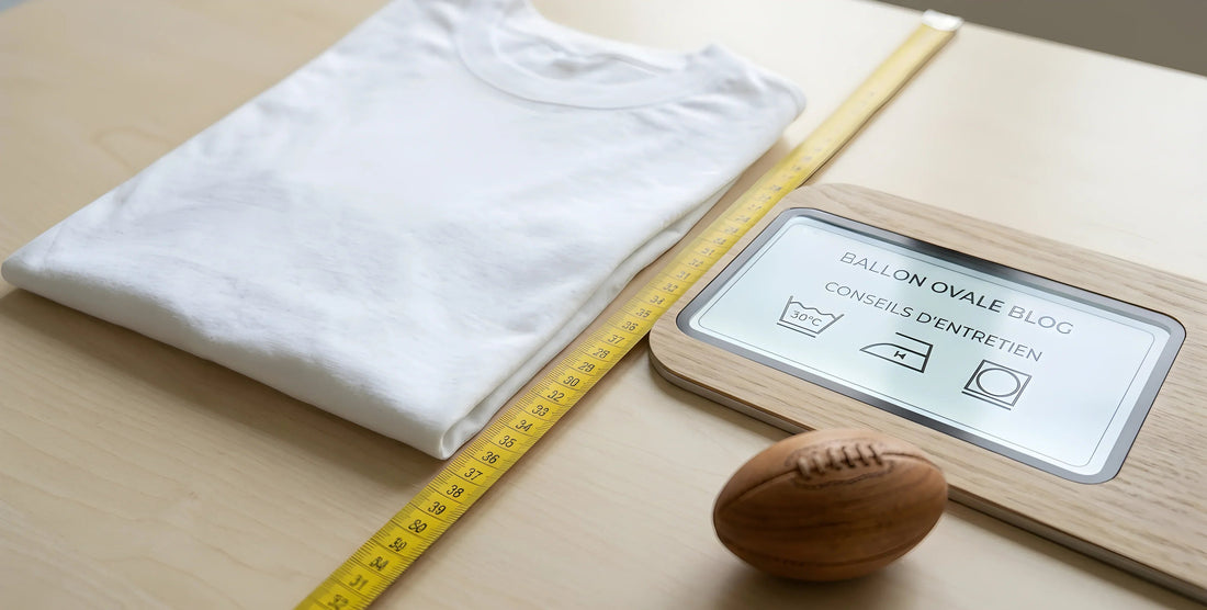 Comment Entretenir votre T-Shirt Ballon Ovale | Guide Lavage & Tailles - ballon ovale