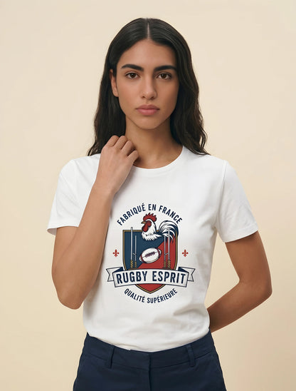 T-Shirt Ballon Ovale Rugby Esprit Vintage ballon ovale
