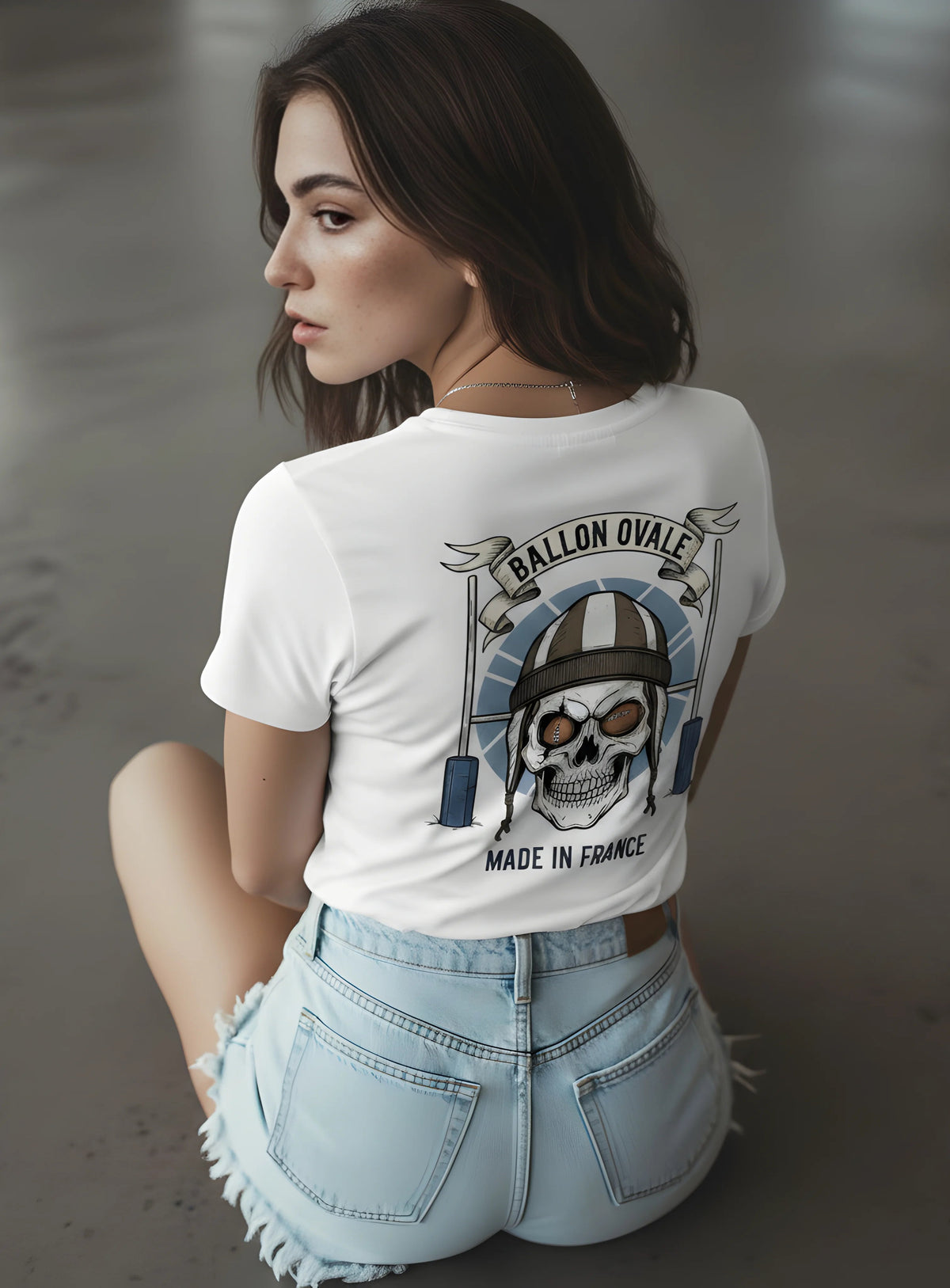 T-shirt Ballon Ovale — Édition Casque de Cuir ballon ovale