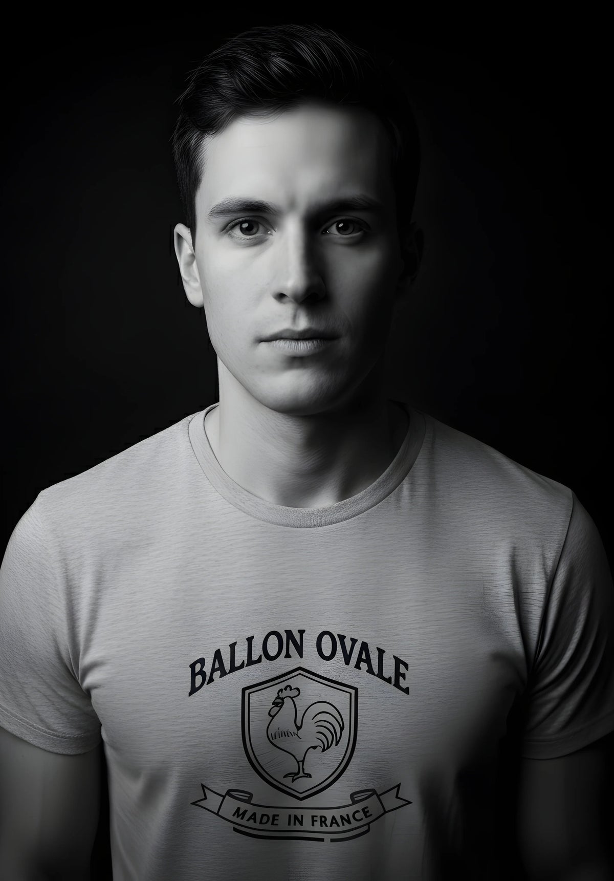 T-shirt Ballon Ovale — Écusson Made in France ballon ovale