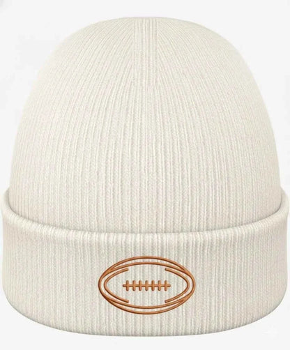 Bonnet Ballon Ovale beige porté