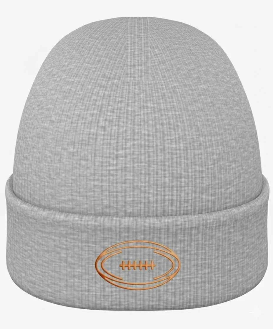 Bonnet Ballon Ovale gris, vue produit à plat