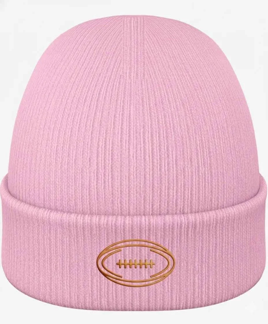 Bonnet Ballon Ovale rose porté