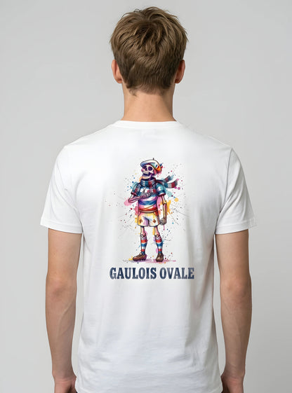 T-shirt Gaulois Ovale — Esprit du Rugby Français ballon ovale