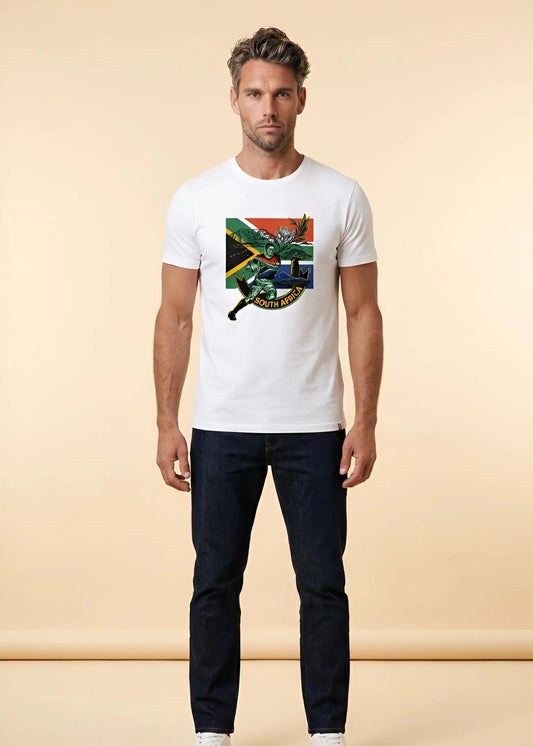 T-shirt Ballon Ovale Afrique du Sud - ballon ovale