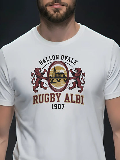 T-shirt Ballon Ovale Albi L'Héritage - ballon ovale
