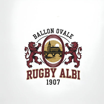 T-shirt Ballon Ovale Albi L'Héritage - ballon ovale