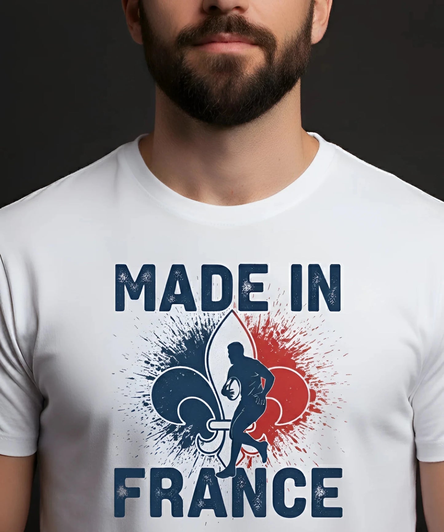 T-shirt Ballon Ovale Fleur de Lys - ballon ovale
