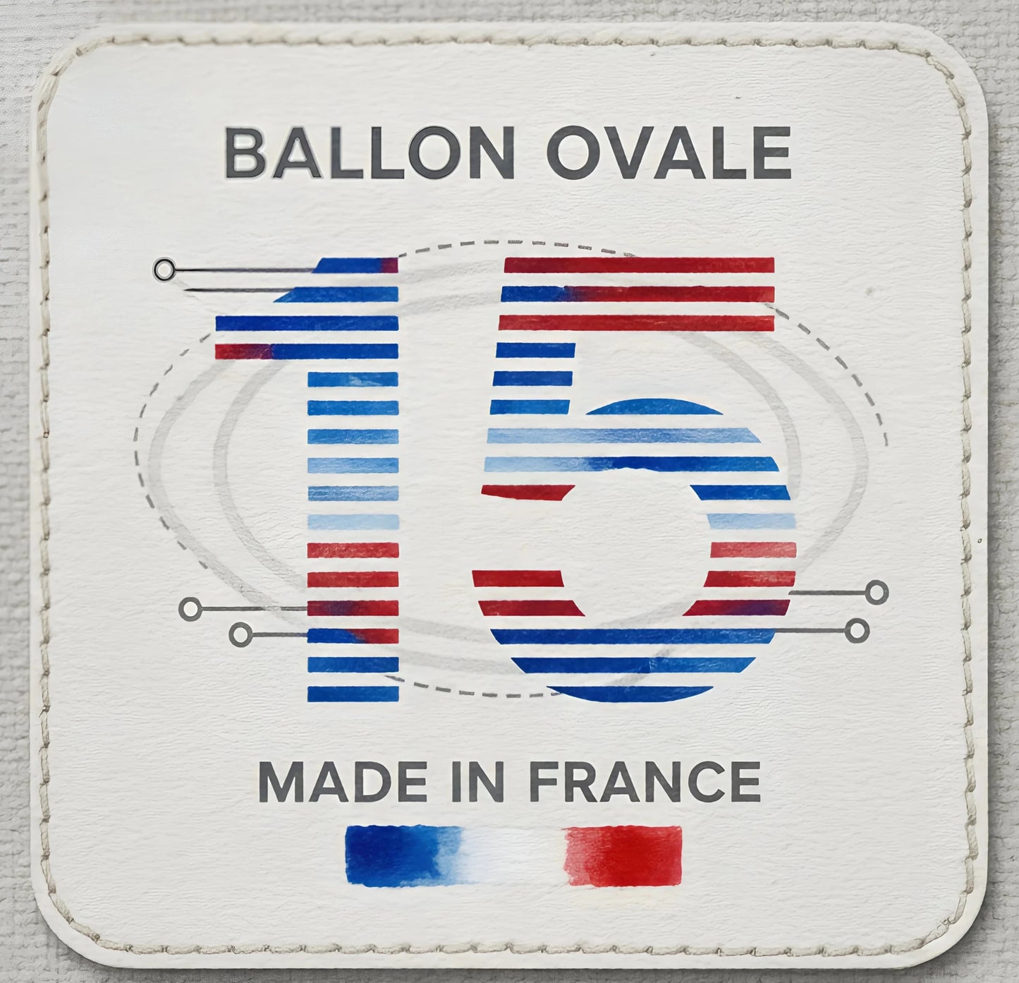 T-shirt Ballon Ovale numéro 15 - ballon ovale