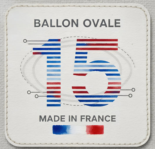 T-shirt Ballon Ovale numéro 15 - ballon ovale