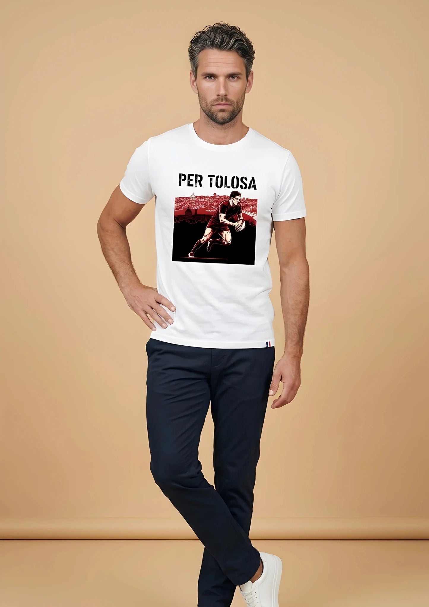T-shirt Ballon Ovale Per Tolosa - ballon ovale