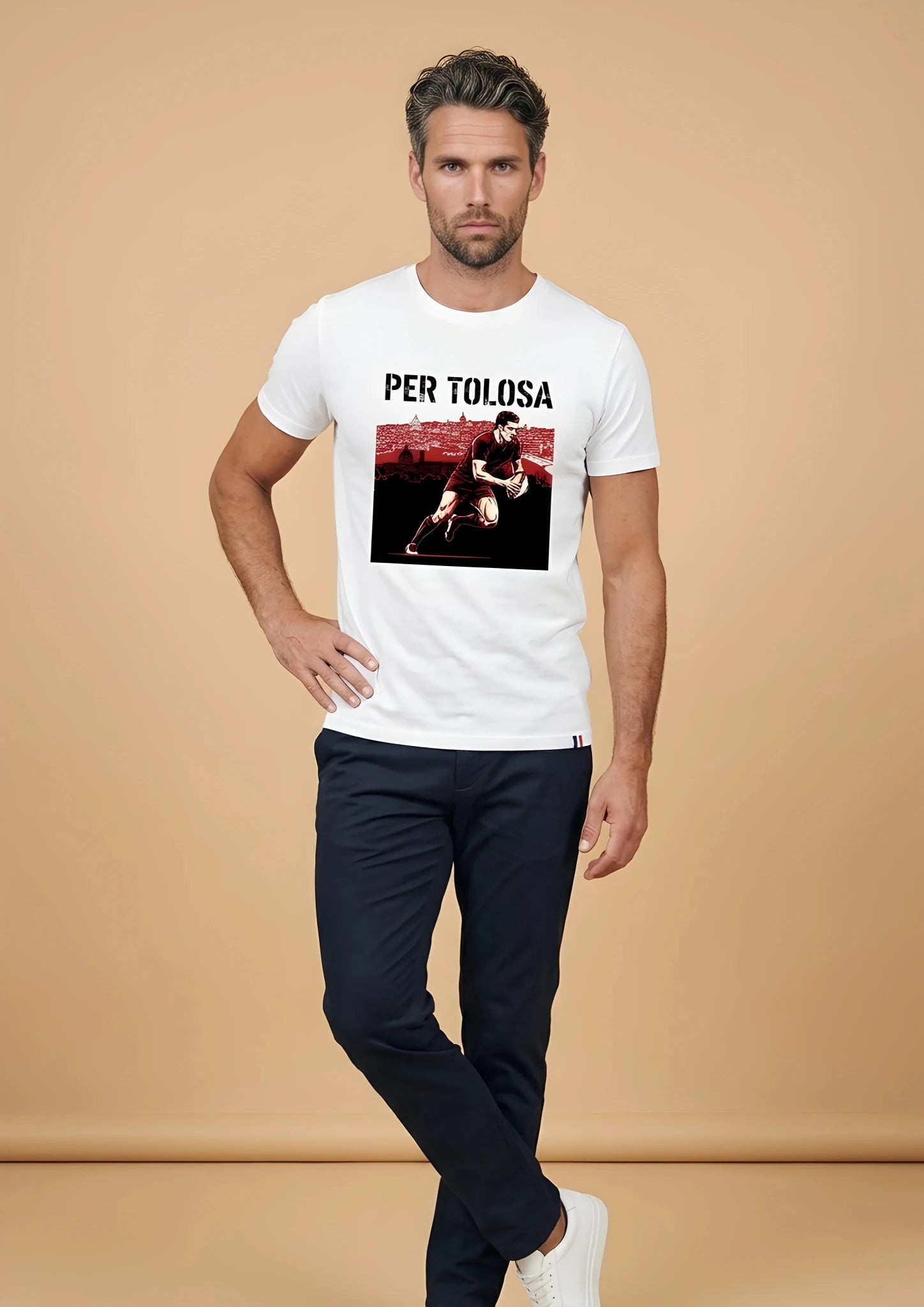 T-shirt Ballon Ovale Per Tolosa - ballon ovale