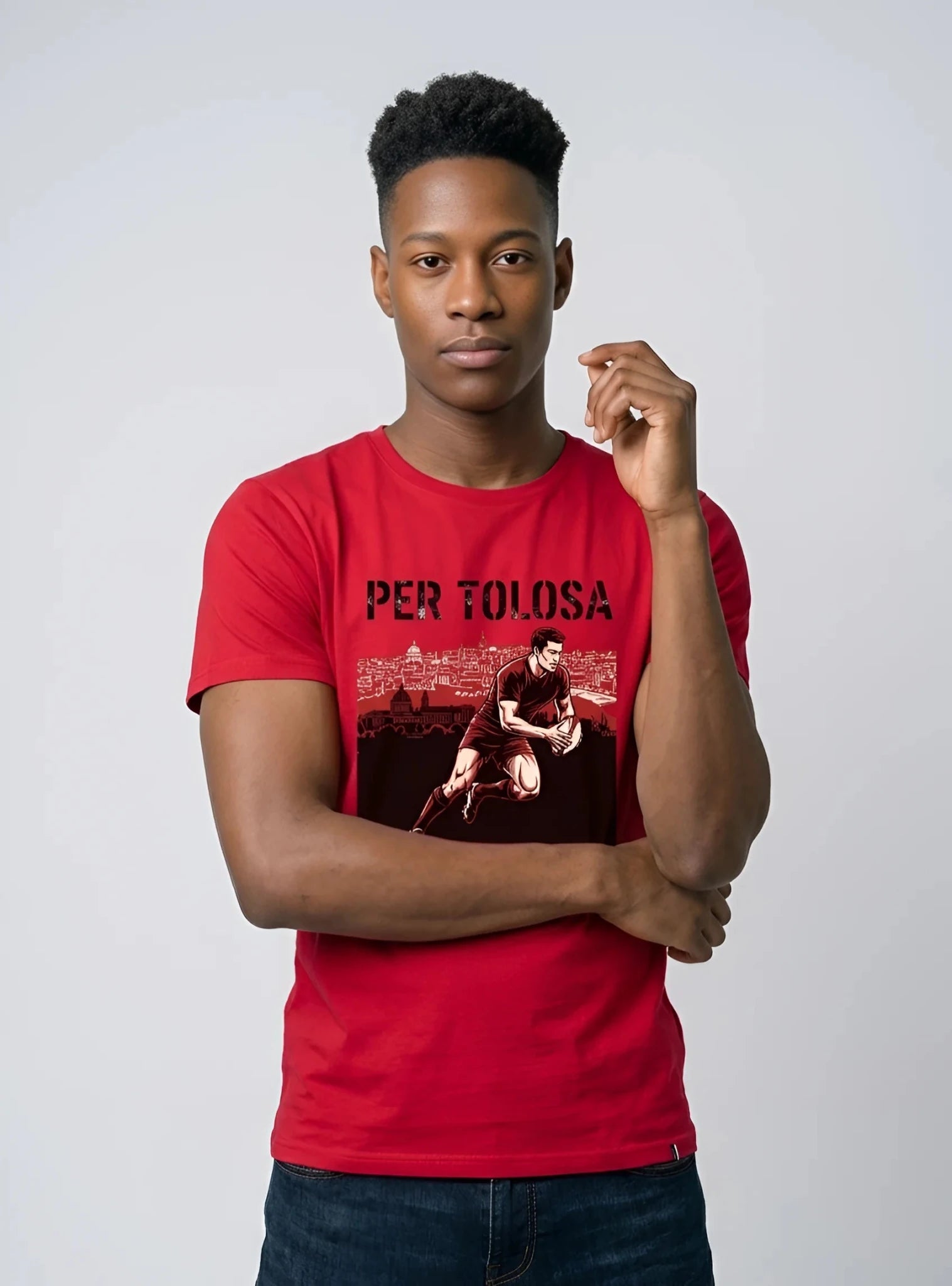 T-shirt Ballon Ovale Per Tolosa - ballon ovale