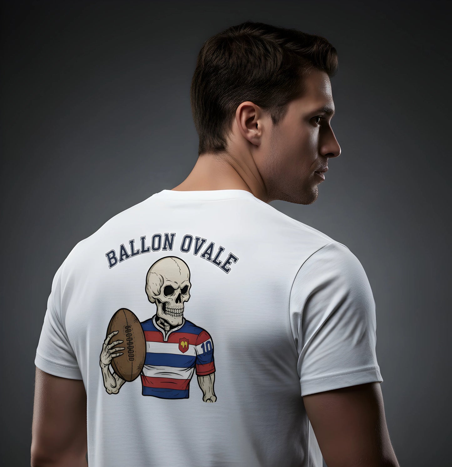 T-Shirt Rugby Le 10 Légendaire ballon ovale