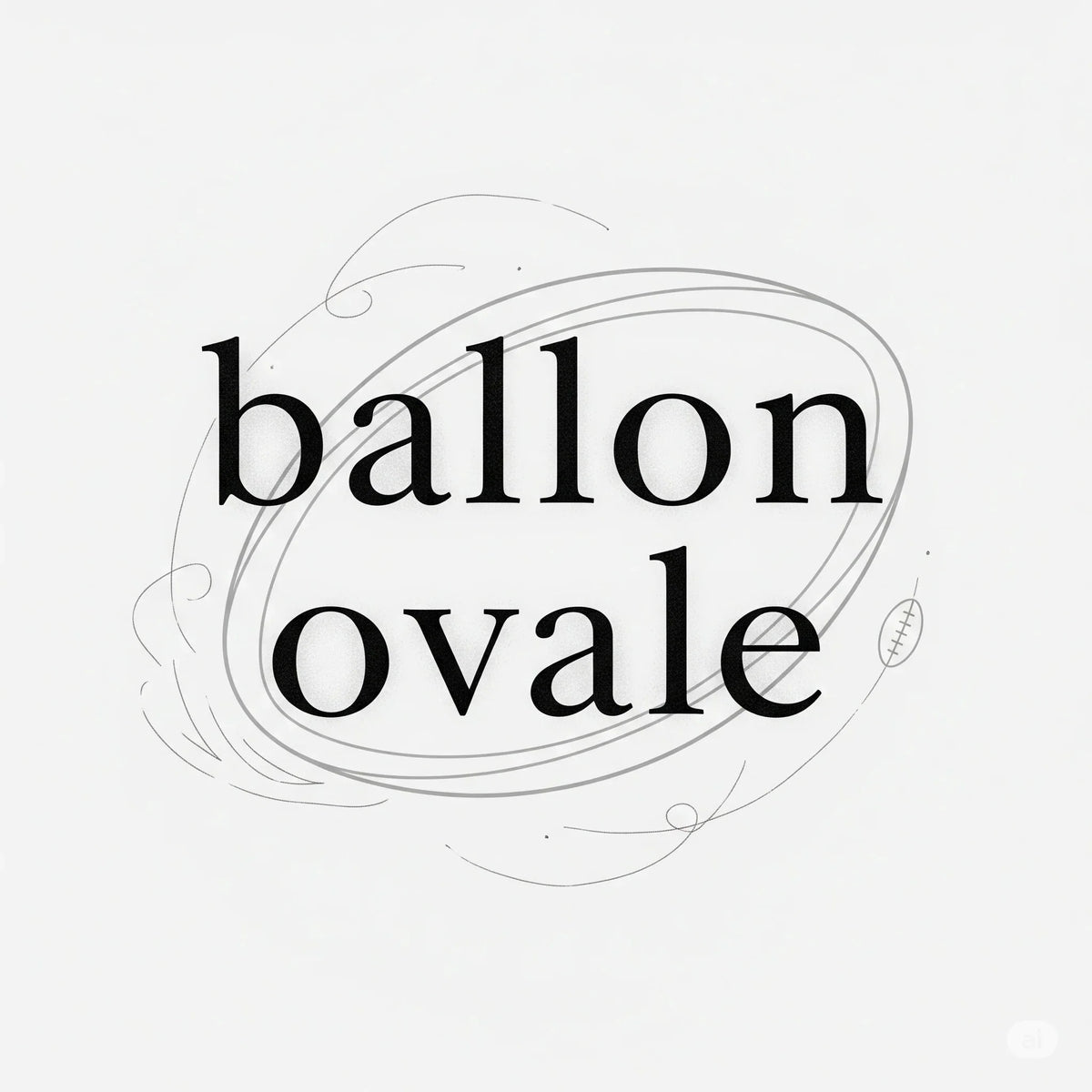 T-shirt Blanc Ballon Ovale Élégance Minimaliste, vue de dos
