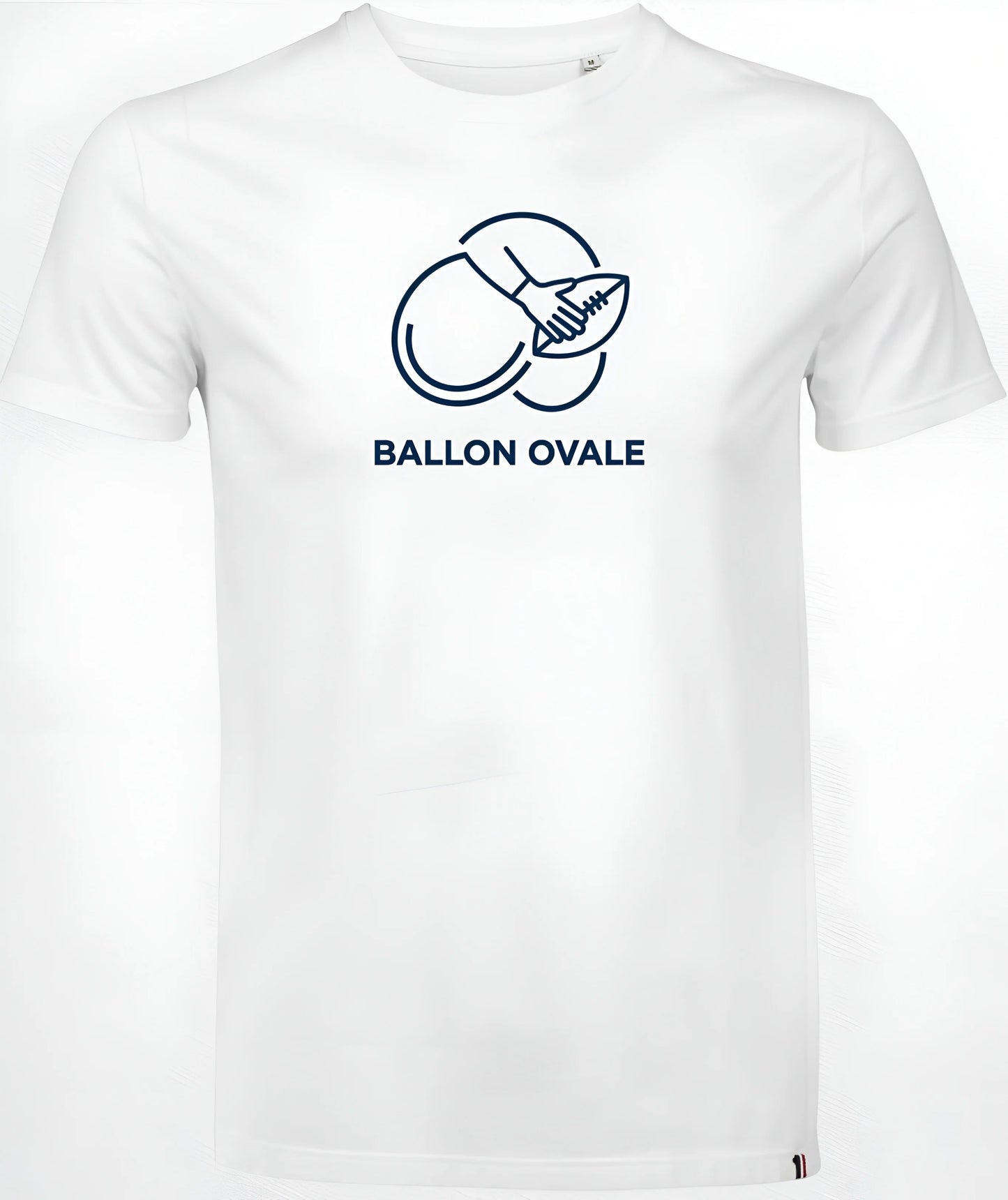 T-shirt Rugby fauteuil Ballon Ovale ballon ovale