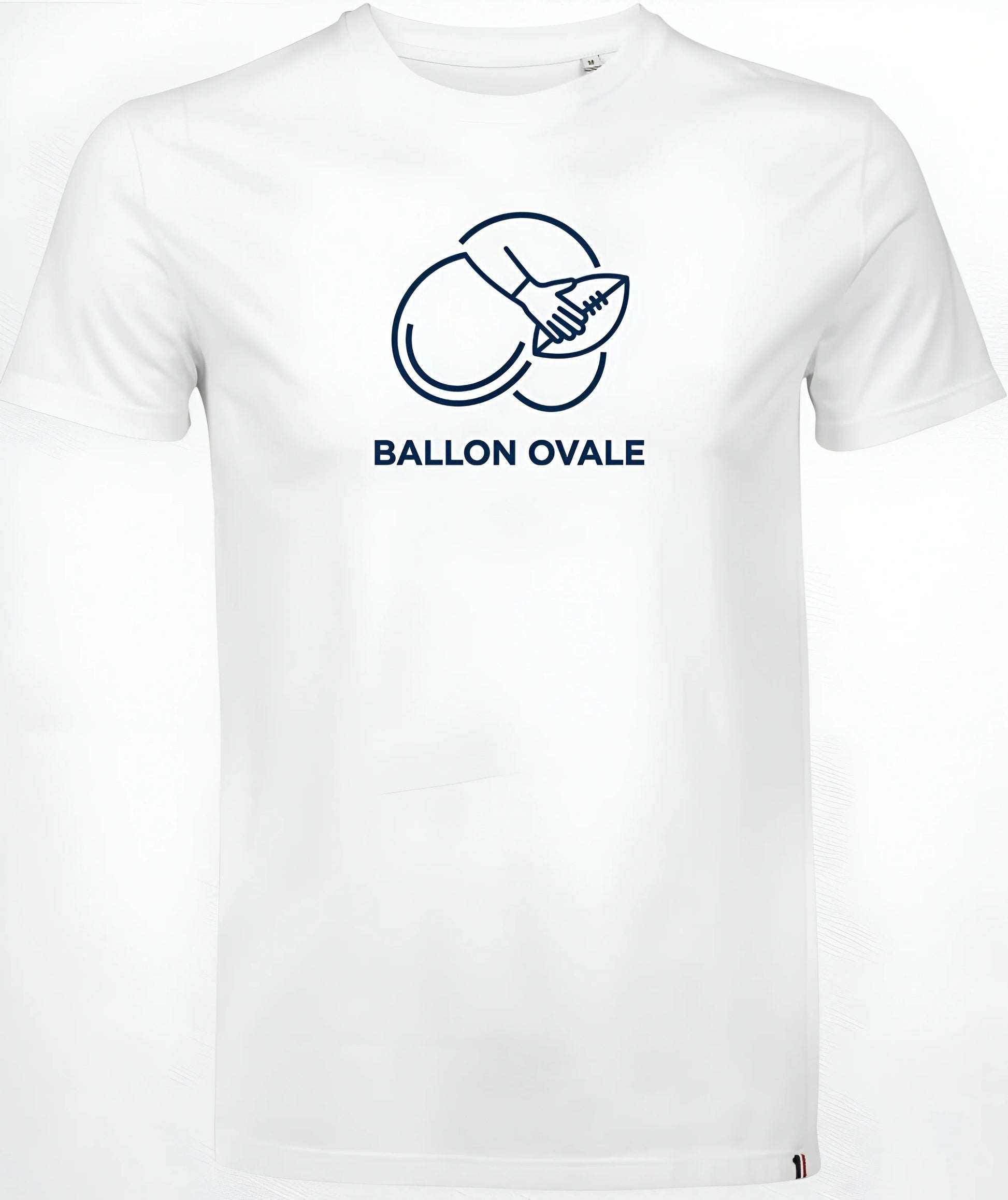 T-shirt Rugby fauteuil Ballon Ovale ballon ovale