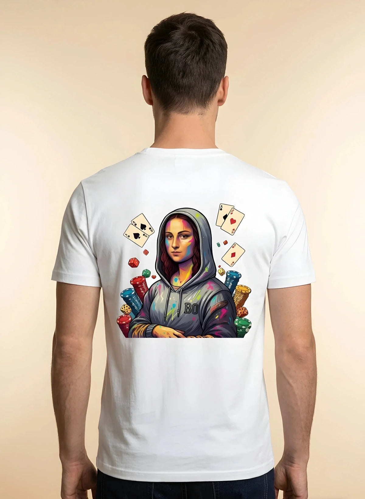 T-shirt Collector La Triple Passion Ballon Ovale, détail sweat capuche BO de la Joconde