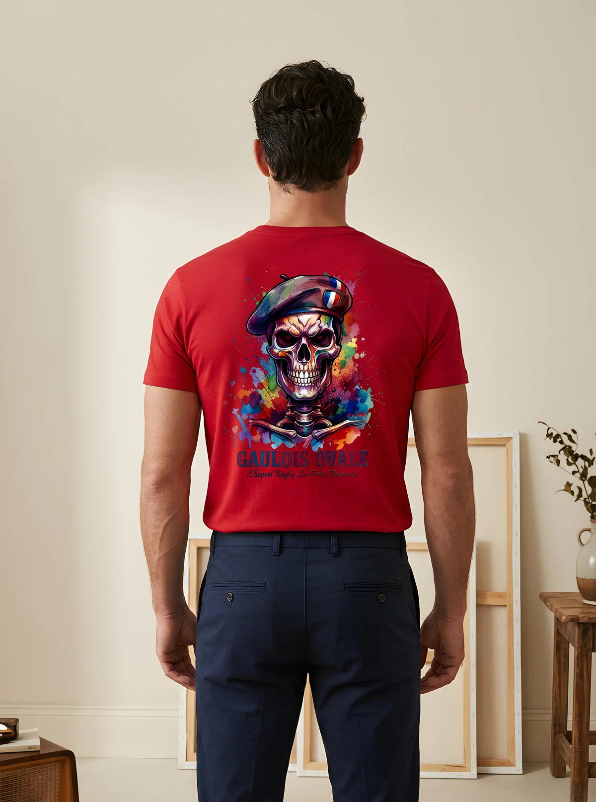 T-shirt Gaulois Ovale Colors ballon ovale