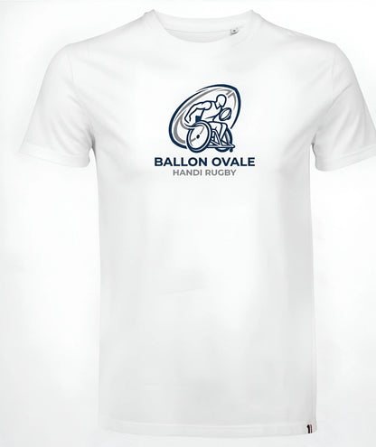 T-Shirt Handi Rugby Blason Vintage ballon ovale