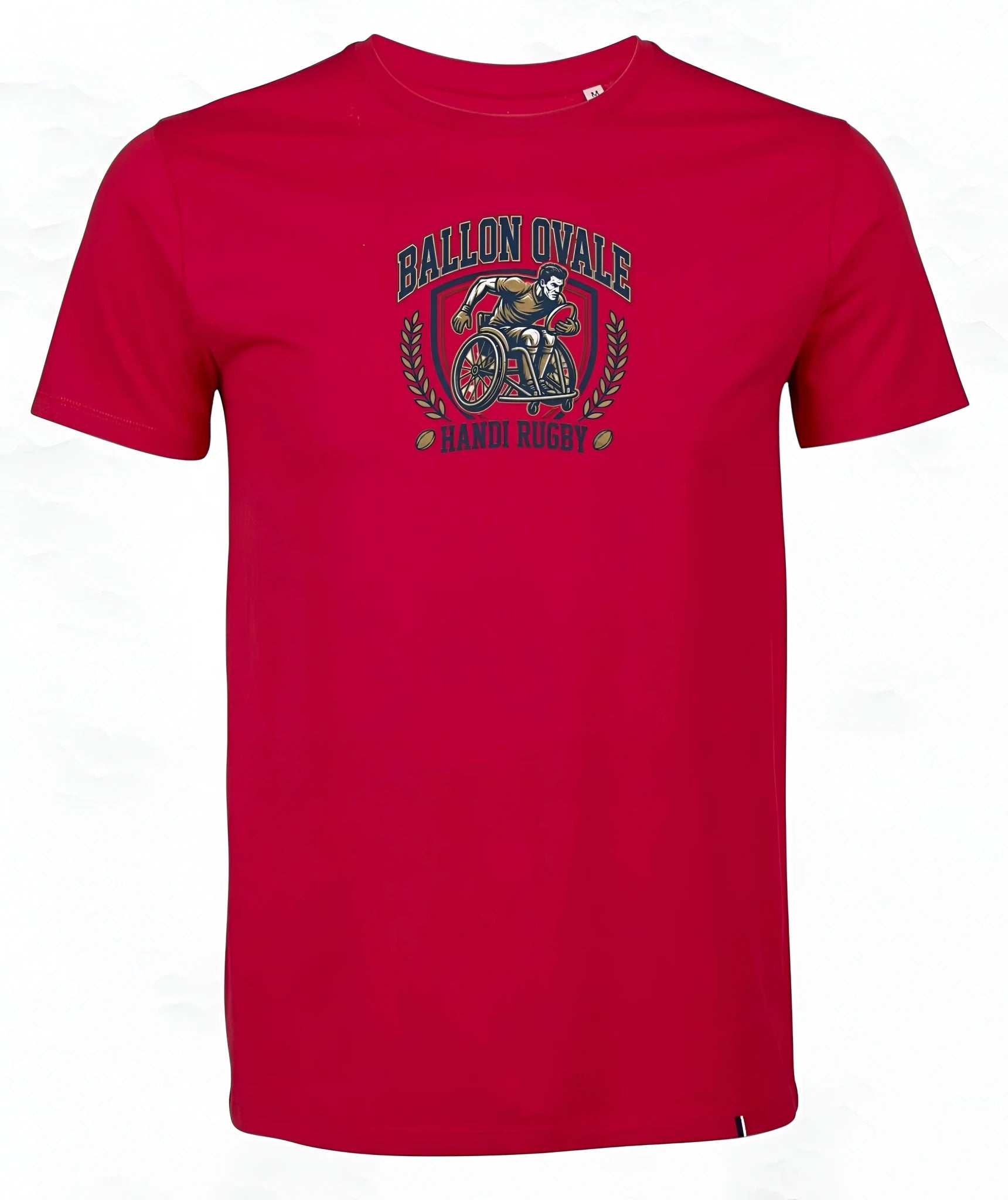 T-Shirt Handi Rugby Blason Vintage - ballon ovale