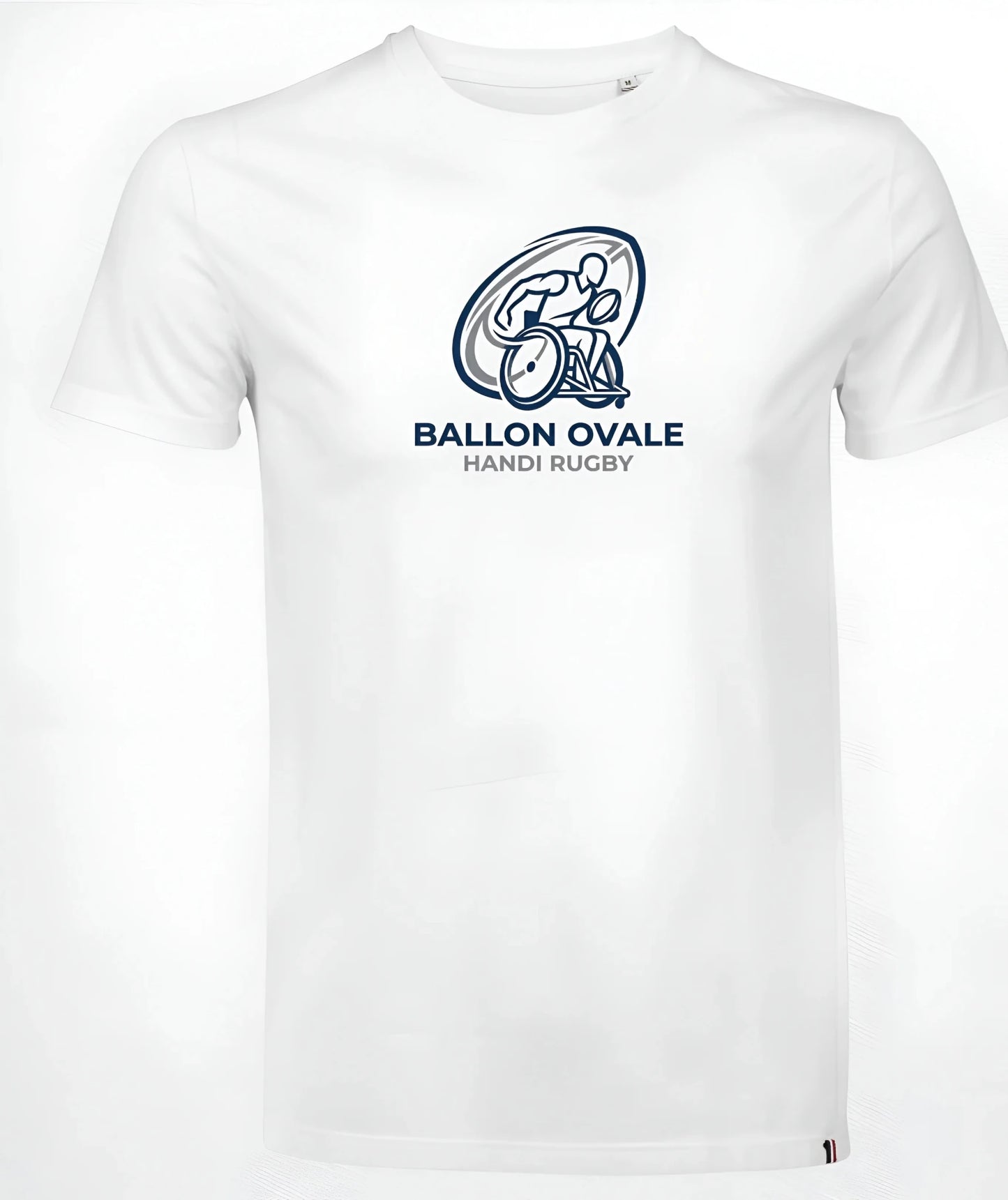 T-Shirt Handi Rugby Moderne Graphique - ballon ovale