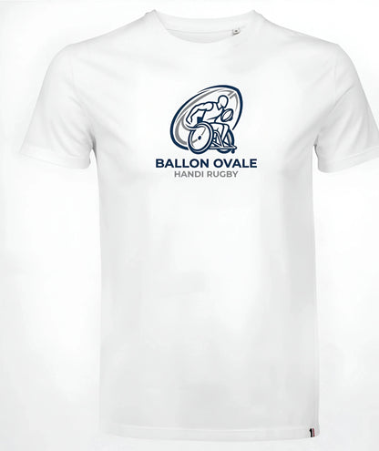 T-Shirt Handi Rugby Moderne Graphique - ballon ovale