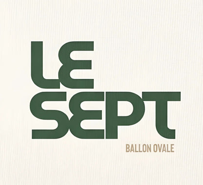 T-shirt Noir Rugby Le Sept de Ballon Ovale - ballon ovale