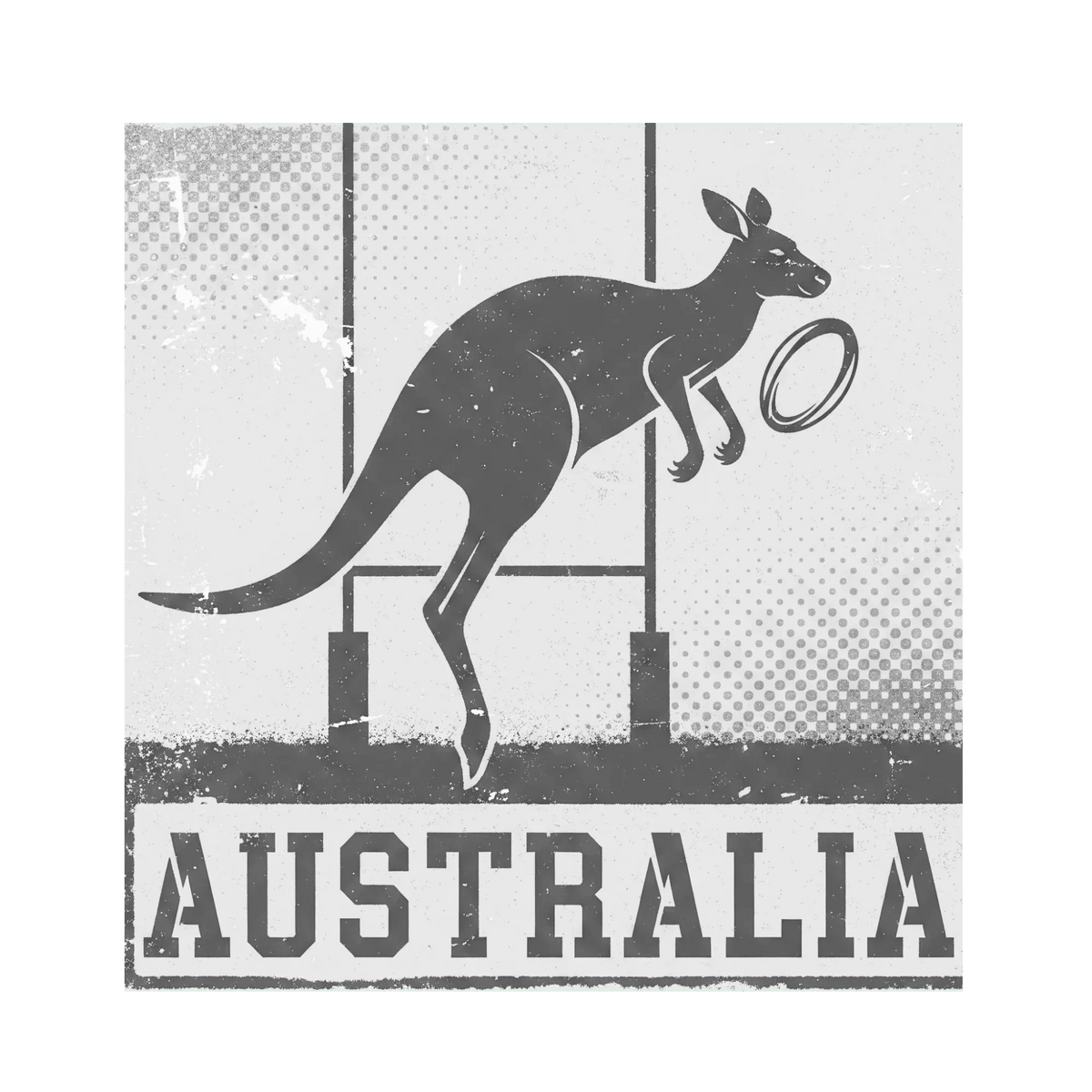 T-shirt rugby australien L'Essence, vue de dos