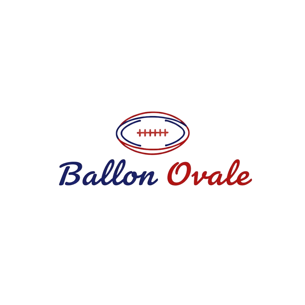 T-shirt rugby Ballon Ovale blanc porté, look casual