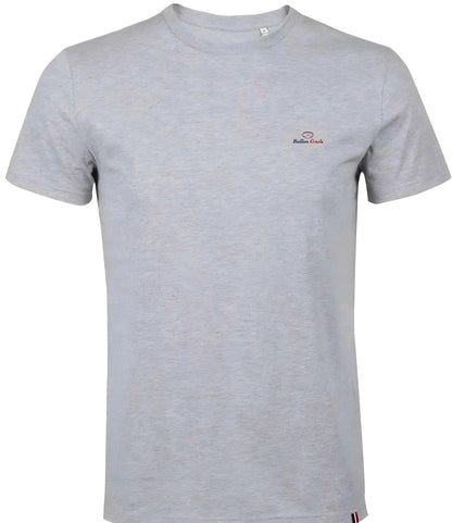 T-shirt rugby Ballon Ovale gris, vue de dos