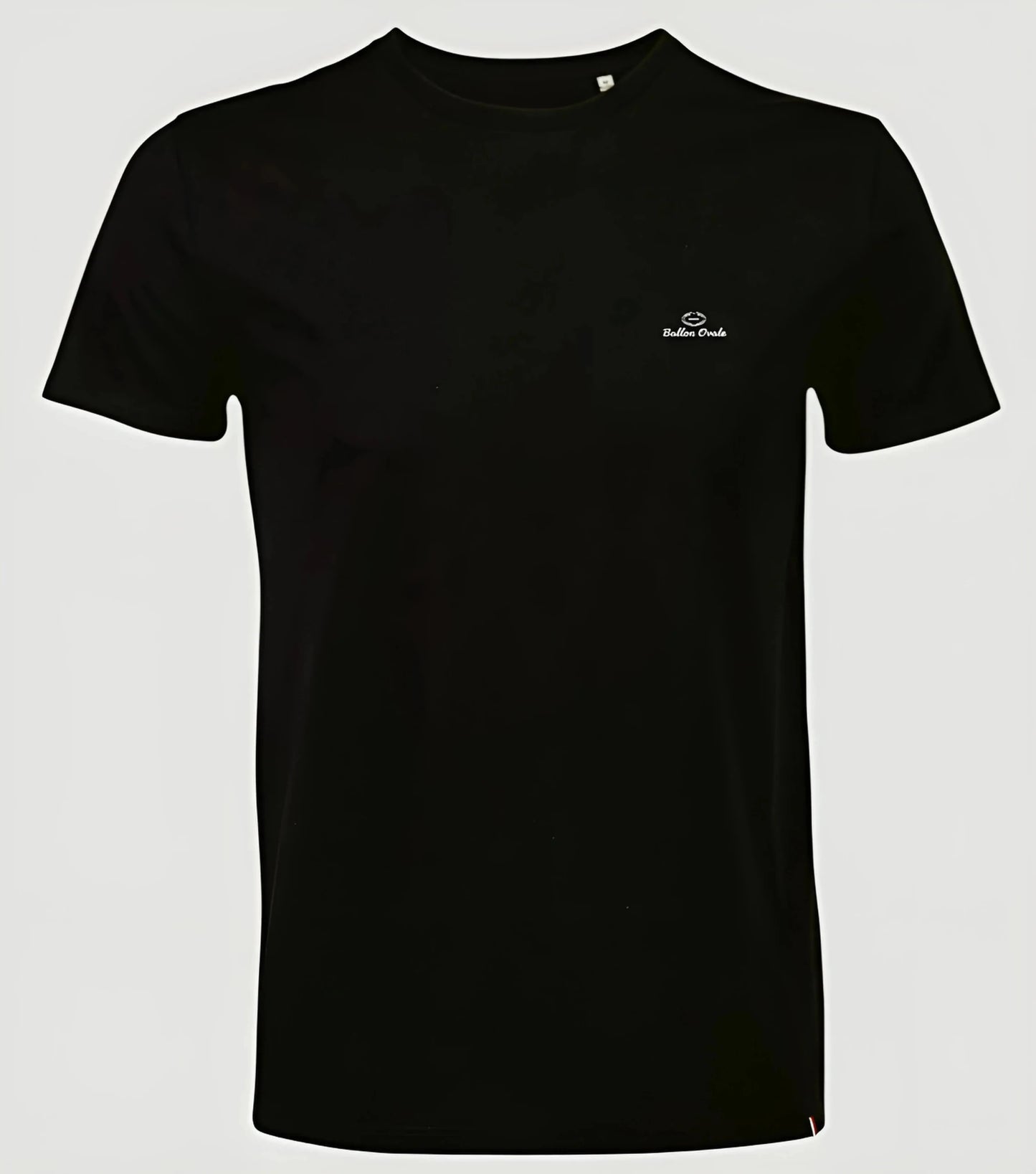 T-shirt rugby ballon Ovale Noir - ballon ovale