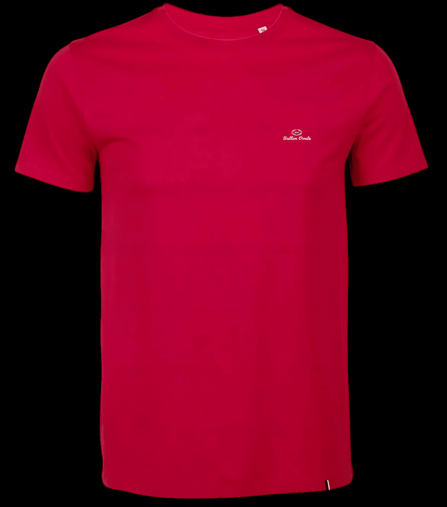 T-shirt rugby ballon ovale rouge - ballon ovale