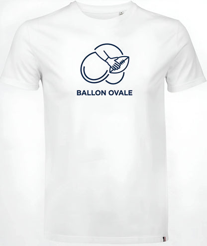 T-shirt Rugby fauteuil Ballon Ovale - ballon ovale