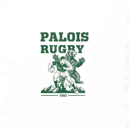 T-shirt rugby Palois ballon ovale : L'Esprit Montagnard - ballon ovale