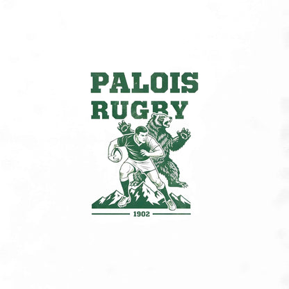 T-shirt rugby Palois Ballon Ovale, vue de dos